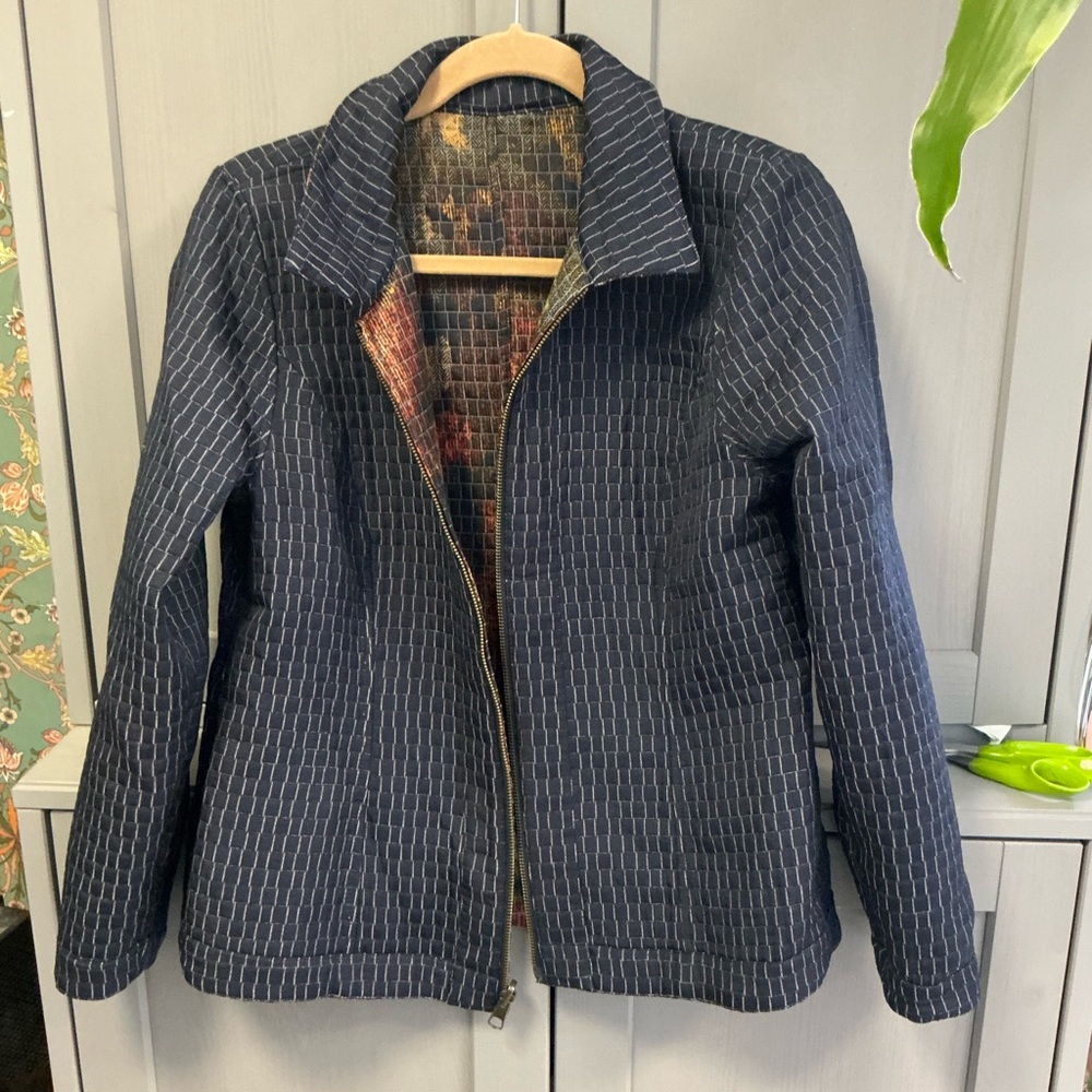 Multicolor Women's Jacket Reversible - Picture 3 of 3